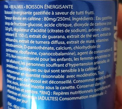 Real mix Energy drink, 250ml