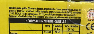 Malabar Citron Fraise