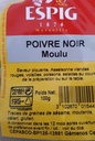 Espig, Poivre noir moulu 50g
