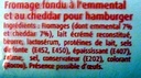 PRESIDENT BURGER CHEDDAR EMMENTAL 12 TRANCHES 200g