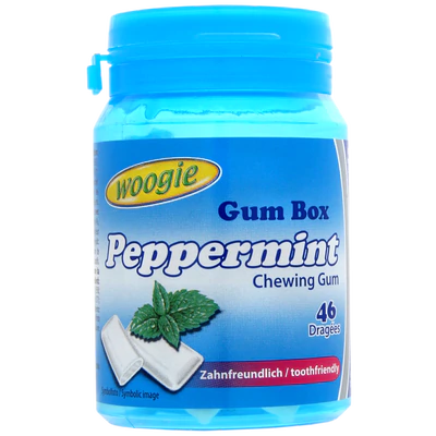 Gum box, Peppermint sans sucre, 64,4g