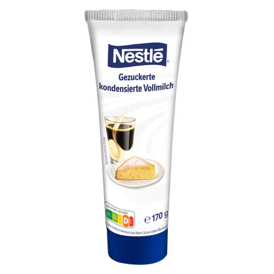  Lait entier concentré sucré Nestlé, 170g