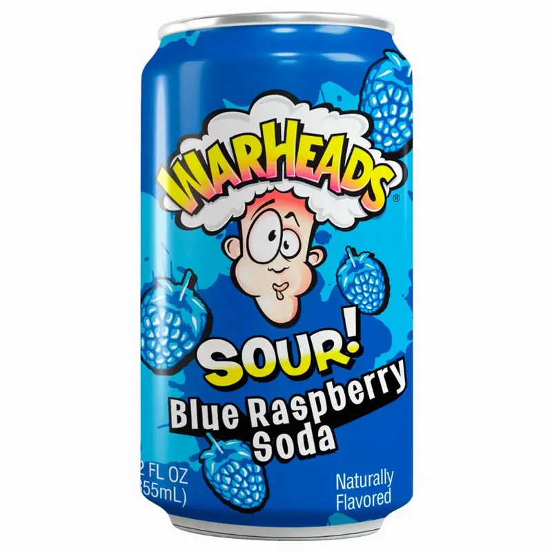 WARHEADS SOUR FRAMBOISE 330ml