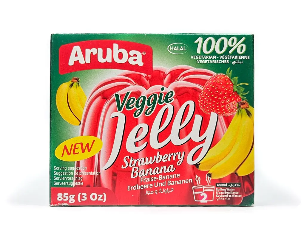 Jelly Fraise & banane, Aruba, 85g 