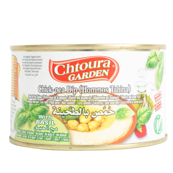 Chtoura Garden, Hummus with Tahina Basil, 420g