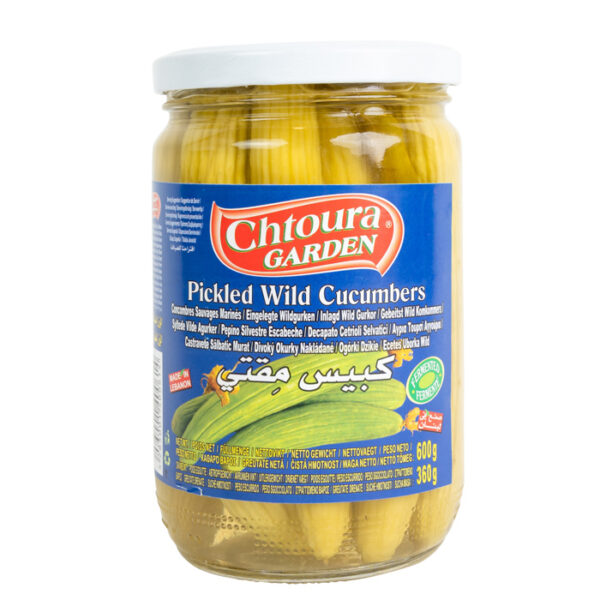 Chtoura Garden, Pickled Wild Cucumbers, 600g
