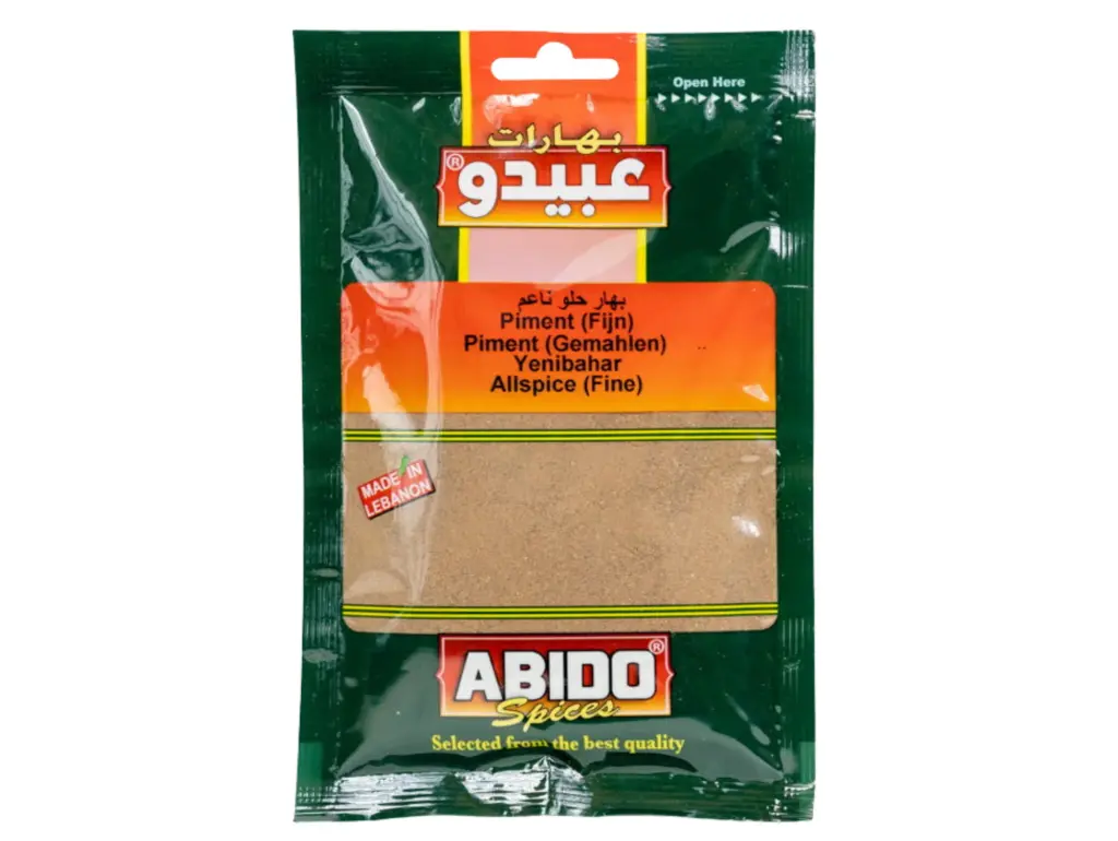 Piment Jamaïque poudre, Abido, 50g