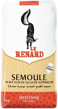 Semoule Le Renard moyen, 1kg