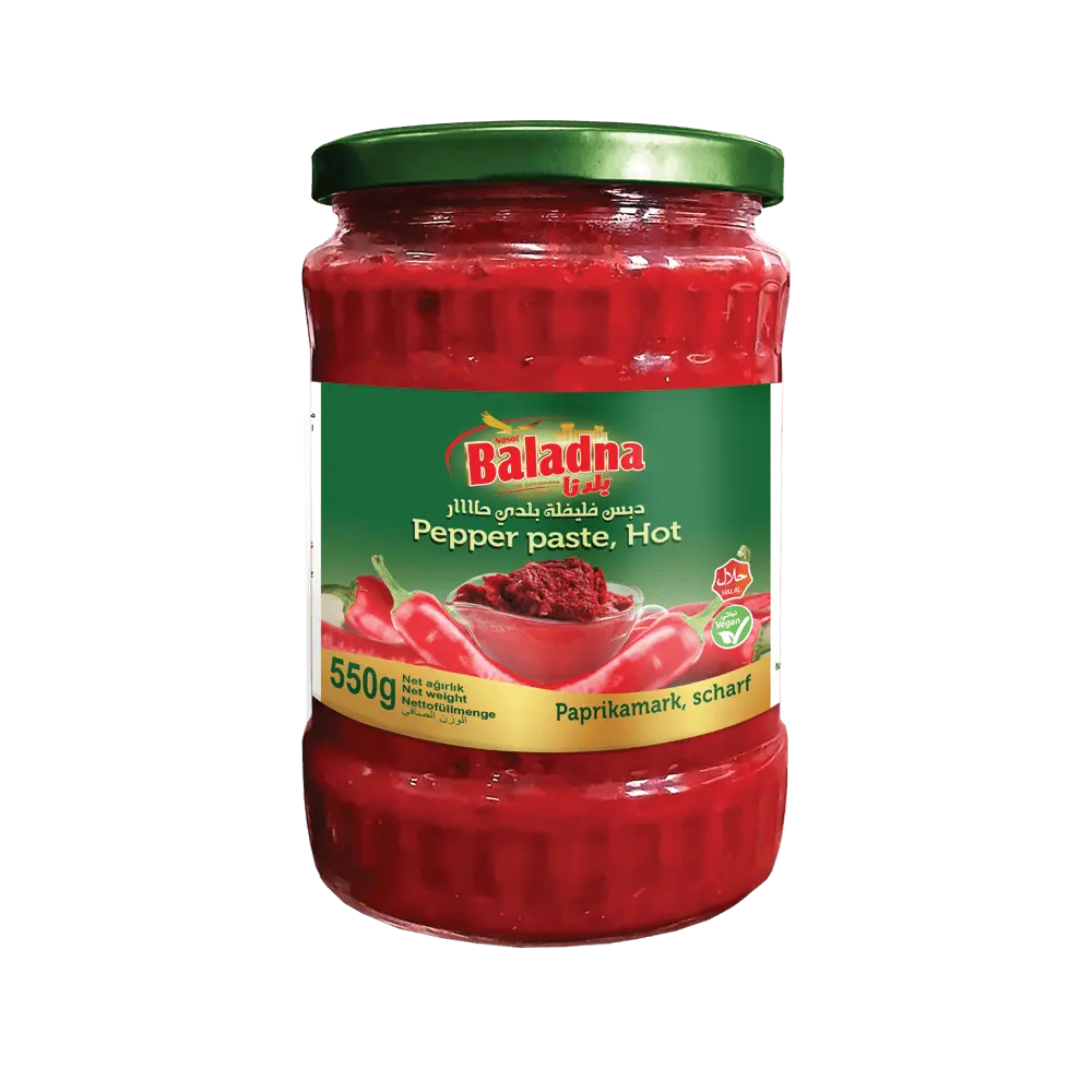 Pâte de poivre piquante, Baladna, 550g