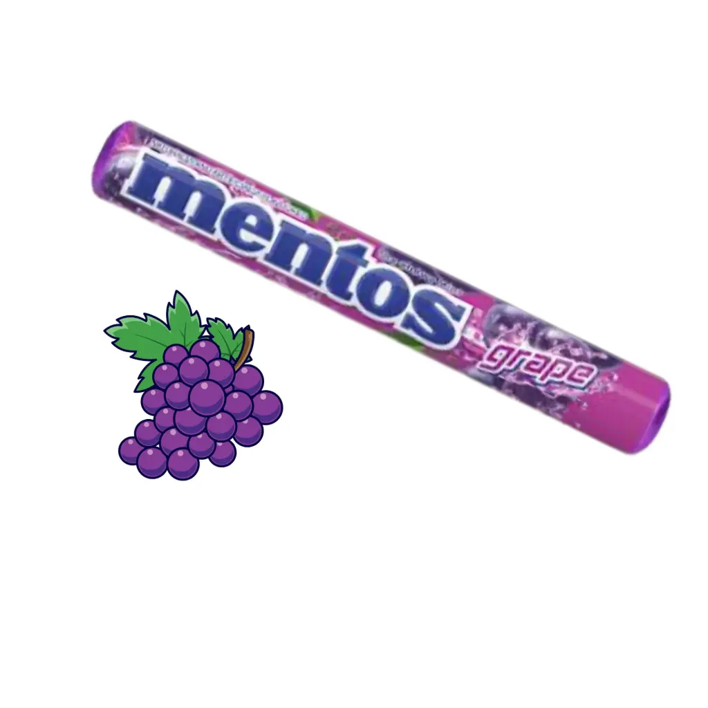 Mentos goût grap, 37,5g