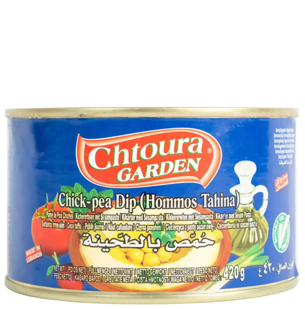 Chickpea dip hummus Tahina, Chtoura garden,(bleu) 420g