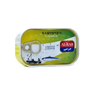 Sardines in sunflower oil, Al-Raii 125g