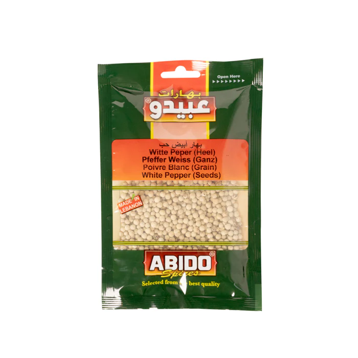 Abido Poivre blanc graine, 50g