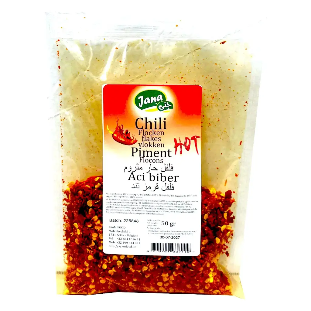 Jana Chili piment flocon, 50g