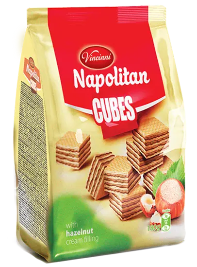 Vincinni Napolitane noisette, Cuburi, 180g
