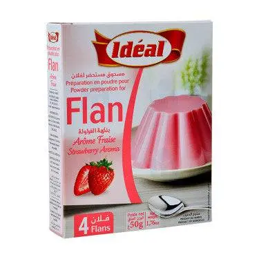 Flan Parfum Fraise, Idéal, 2.5g