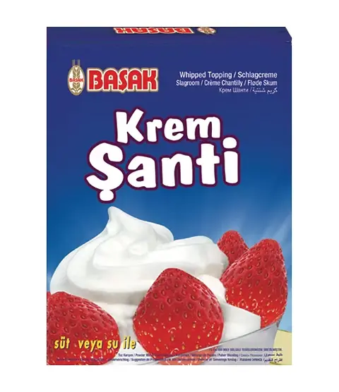 Crème chantilly fraise, Basak, 150g