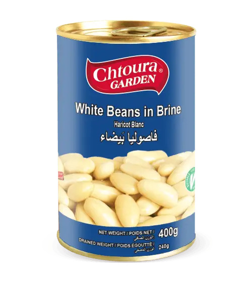 White beans in brine, Chtoura garden, 400g