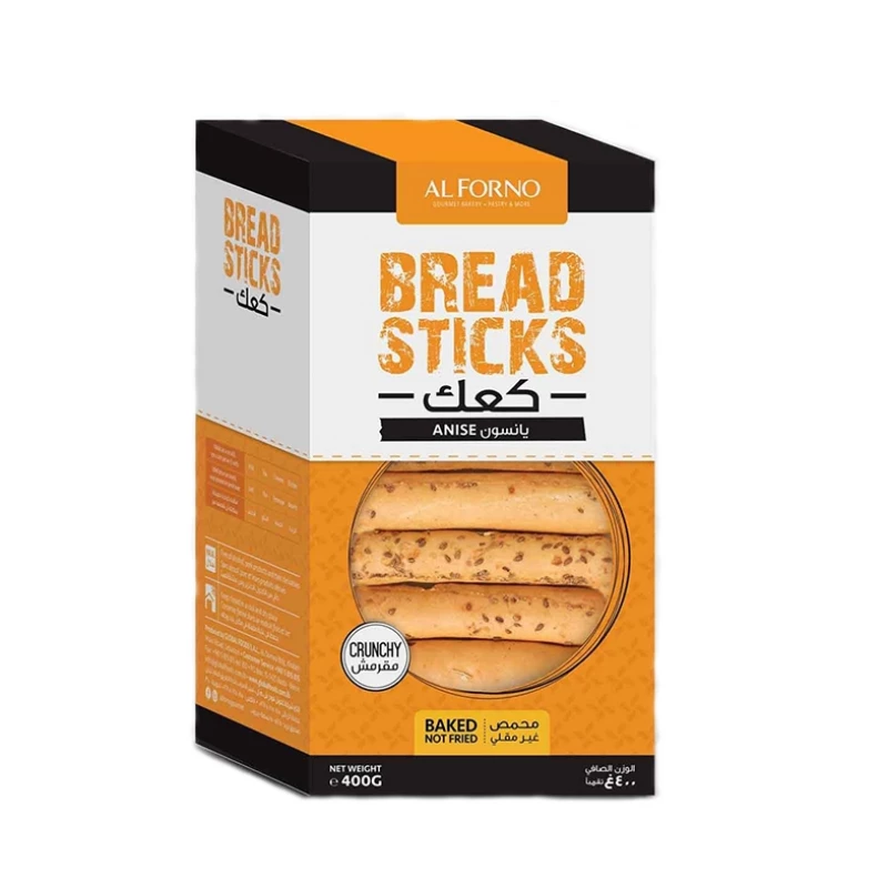 Bread sticks, Anise, Al forno, 400g