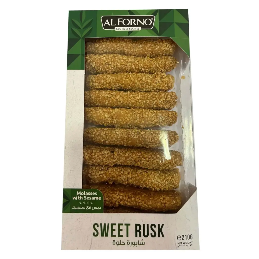 Sweet Rusk, Molasses with sesame, Al forno, 190g