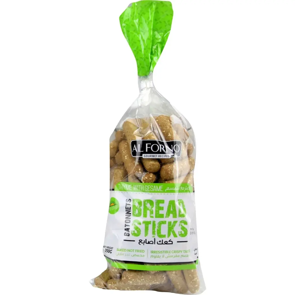 Bread sticks, Thyme with sesame, Al forno, 250g