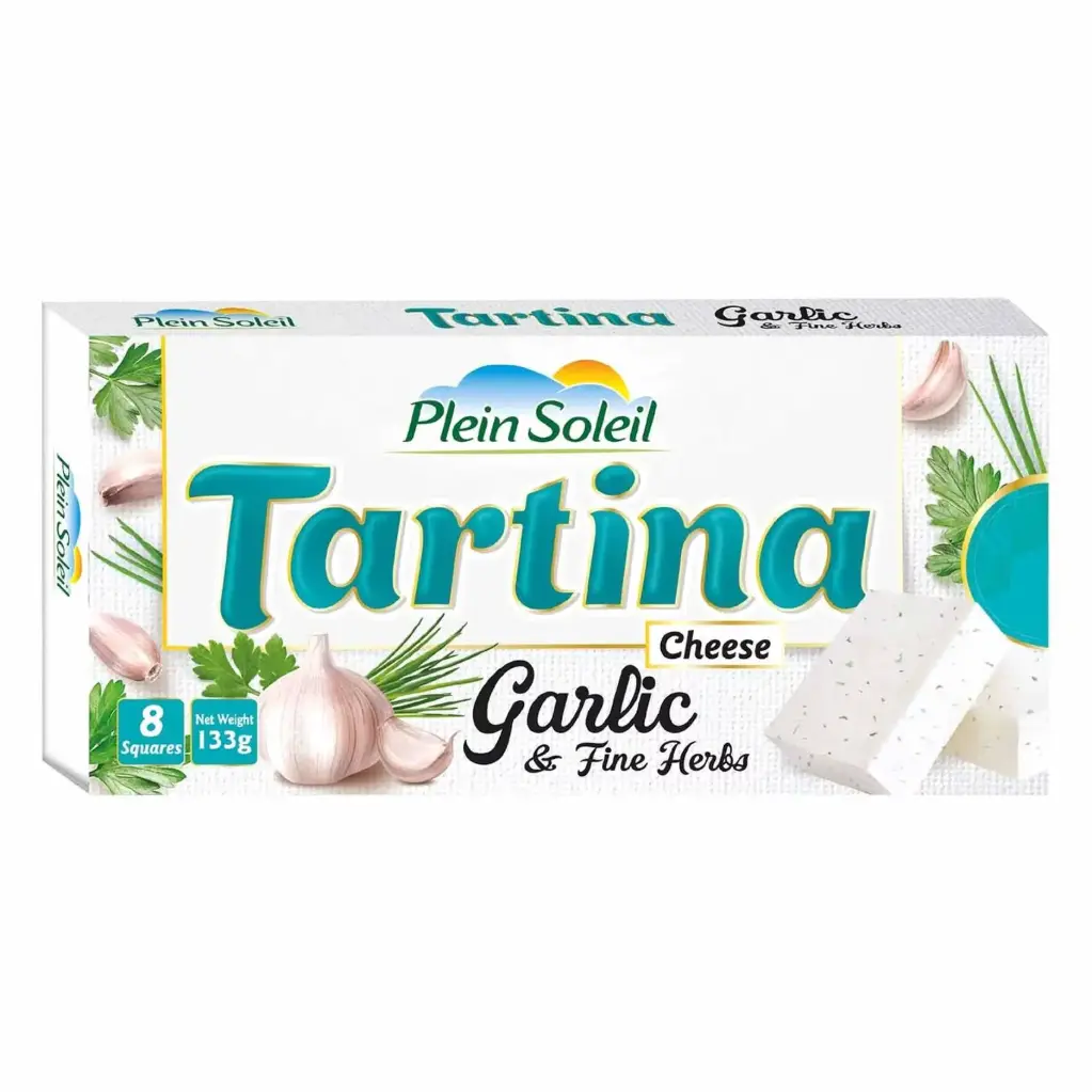 Tartina cheese garlic et fine herbs, Plein soleil, 133g