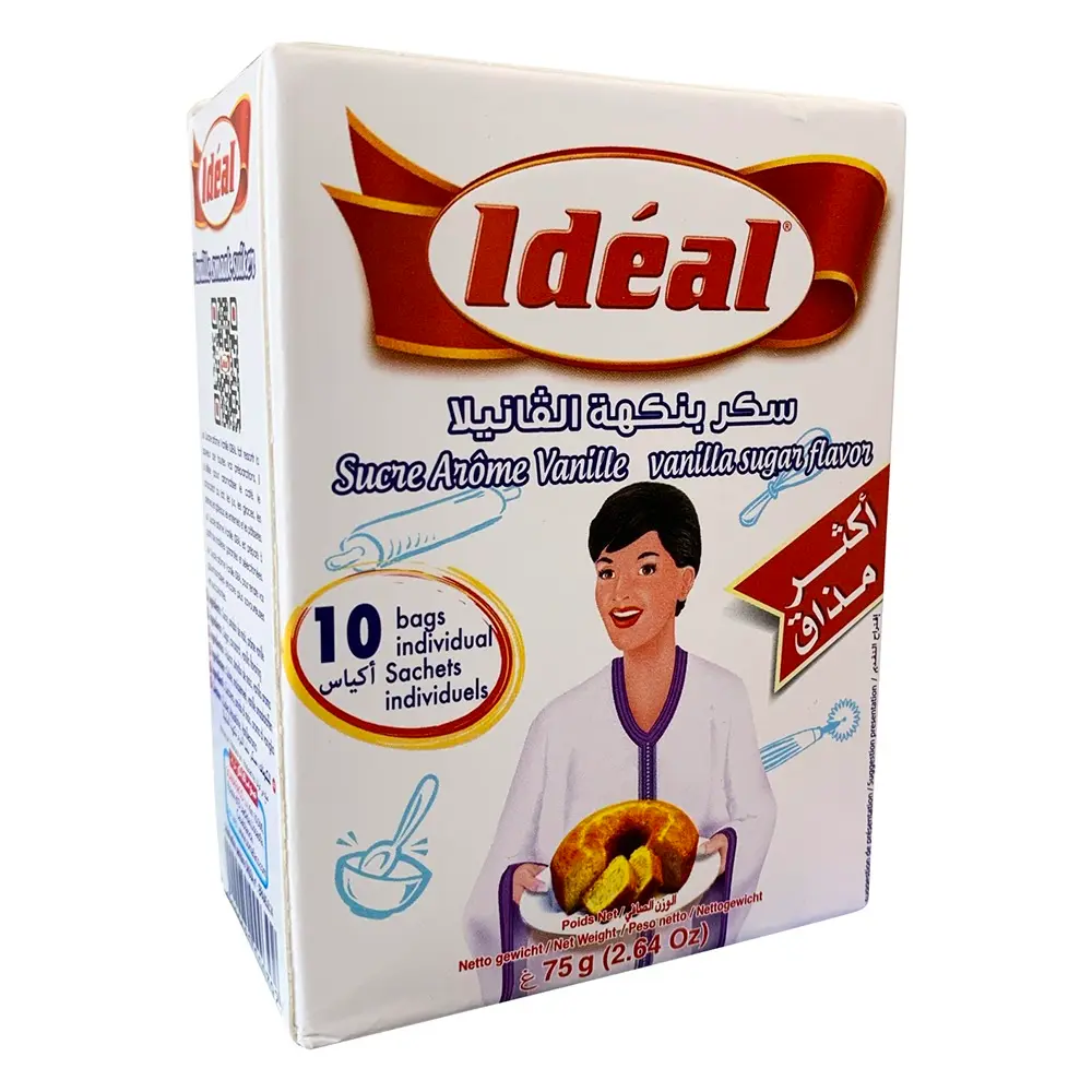 Sucre arôme Vanille, Idéal, 80g