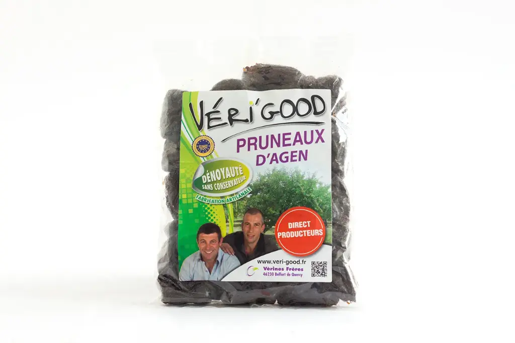 Pruneaux d'Agen dénoyautés, Vérigood, 500g
