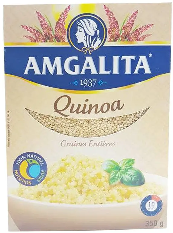 Quinoa (graines entieres), Amgalita, 350g