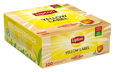 Thé Ceylan Lipton, Sachets 100*2g