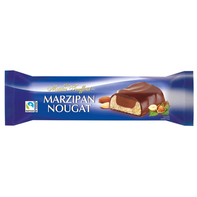 Barre Nougat-massepin au chocolat au lait, 75g