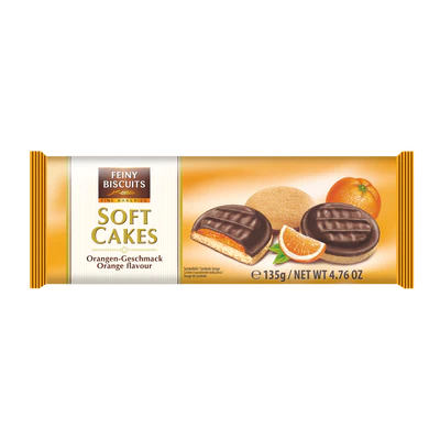 Génoises fourrées à l'orange, 135g