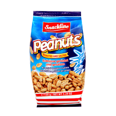 Arachides grillées et salées, 150g 