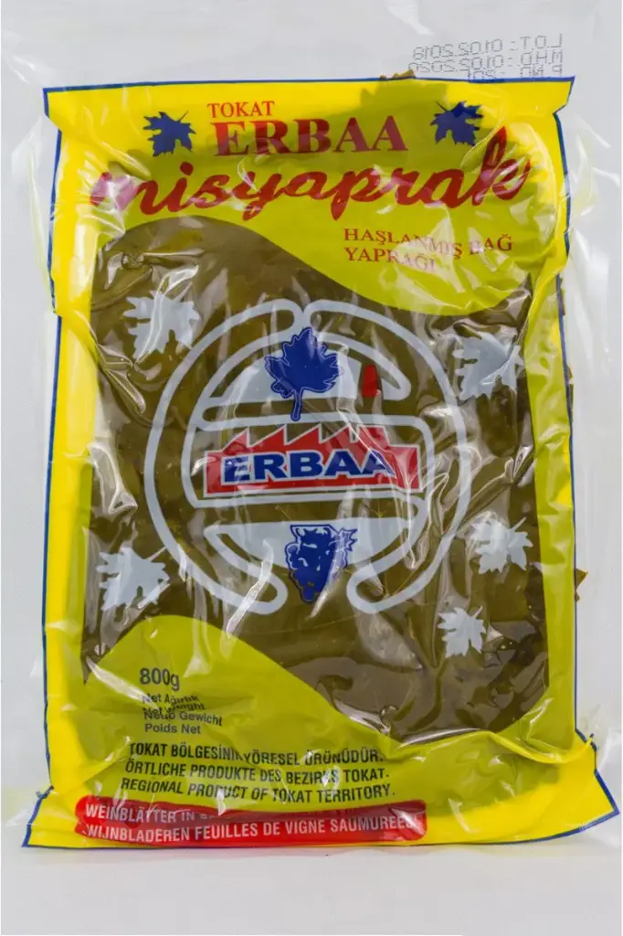 Feuilles de vigne bouillies et salées, Erbaa, 800g