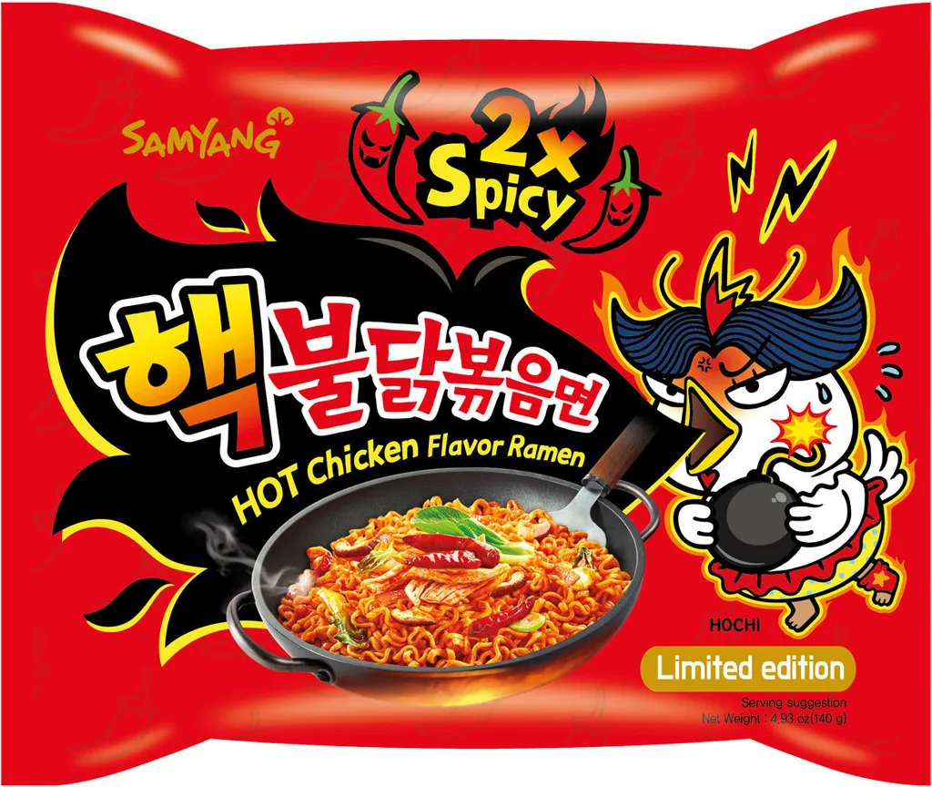 Ramen poulet extra piquant, Buldak, 140g