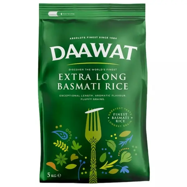 Riz extra long, Daawat, 5kg