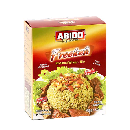 Freekeh, Blé torréfié, Abido 500g