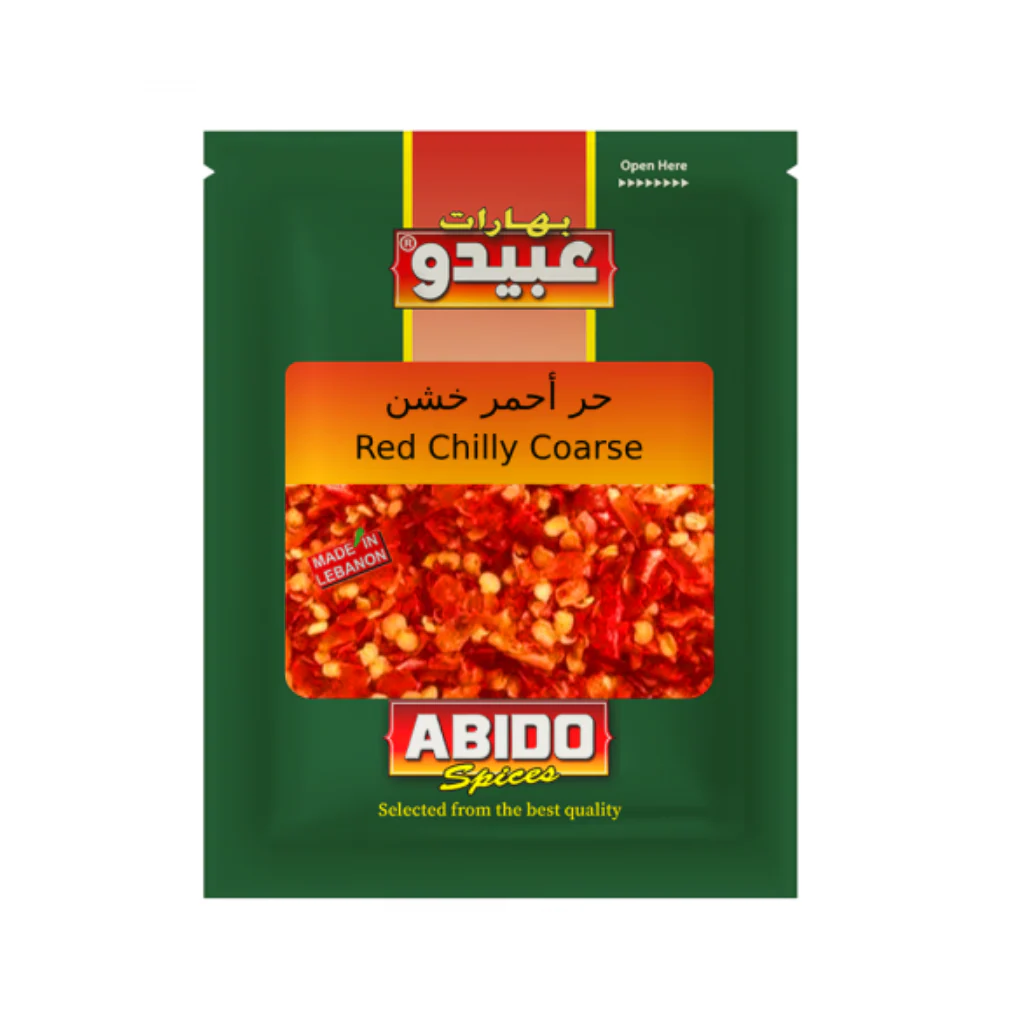 Epices piment rouge concassé, Abido, 50g