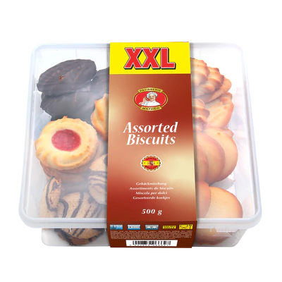 Assortiment de biscuits, 500g
