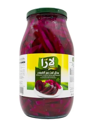 Navets marinés à la betterave, Lara, 2700g