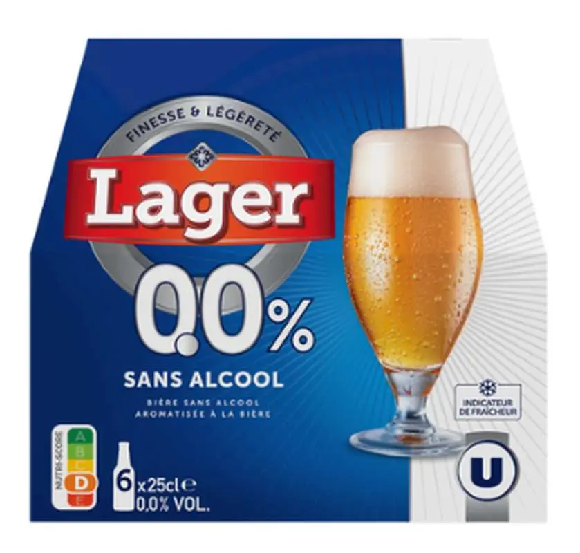 Bière Lager sans alcool