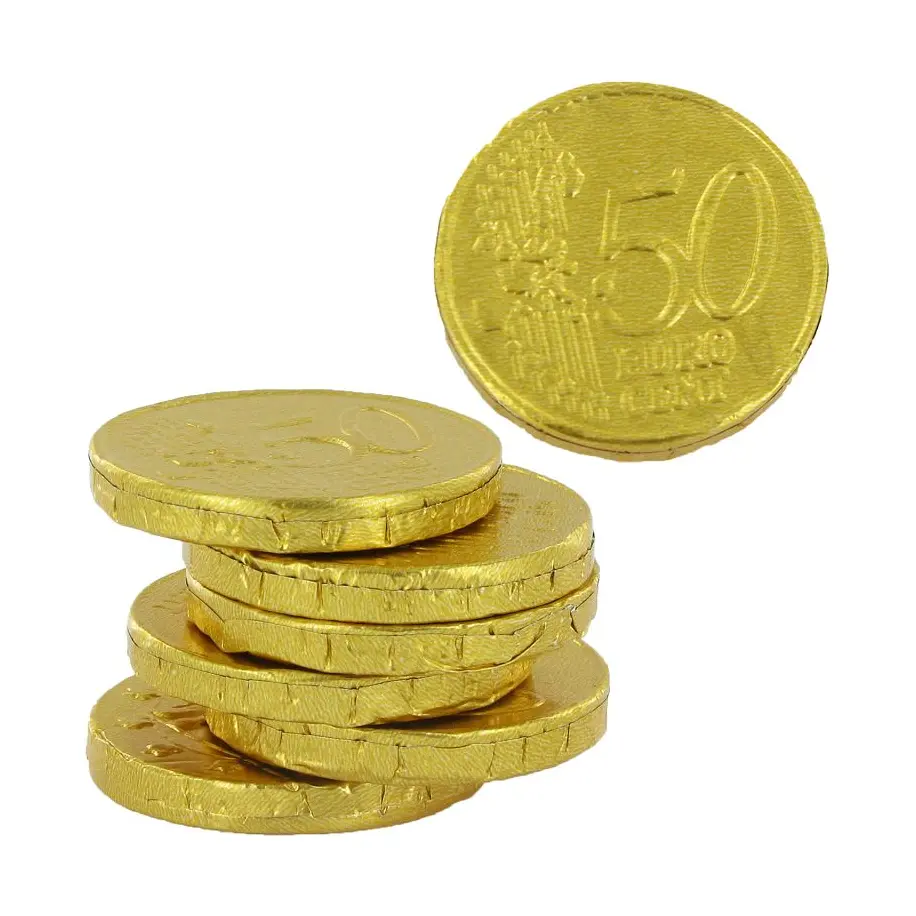 Billets d'euros en chocolat au lait 5x15g