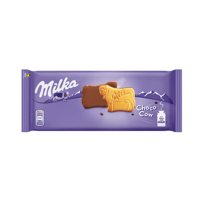 Biscuits avec chocolat au lait Choco cow, 126g