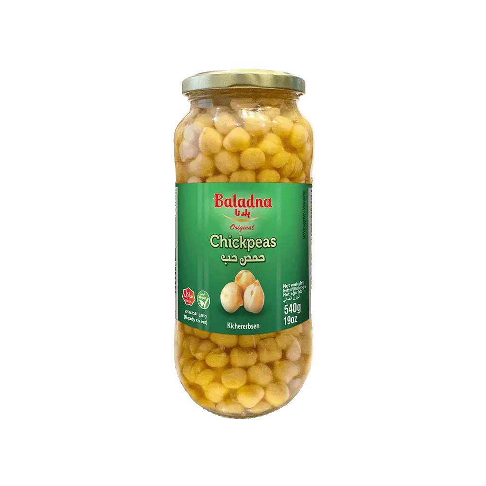 Boiled chickpeas, Baladna, 540g