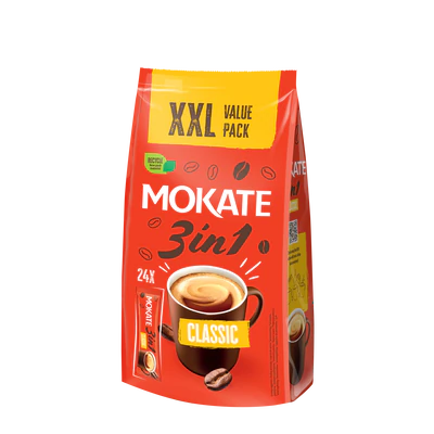 Café en poudre classique Mokate, 3en1, 408g