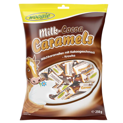 Caramels au lait cacao 250g 