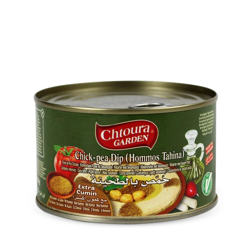 Chickpea Dip, hummus tahina extra cumin, Chtoura garden, 420g