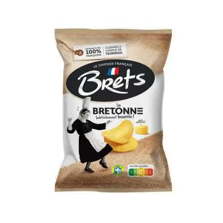 Chips Bretonne beurre salé, Bret's, 125g