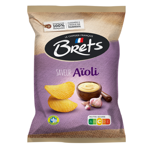 CHIPS BRET'S SAVEUR AIOLI 125 GR