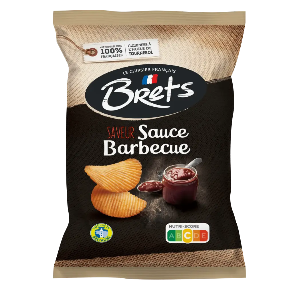 CHIPS BRET'S SAVEUR SAUCE BARBECUE 125g